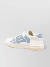 Amiri Leather Sneakers Featuring Skeleton Applique In White