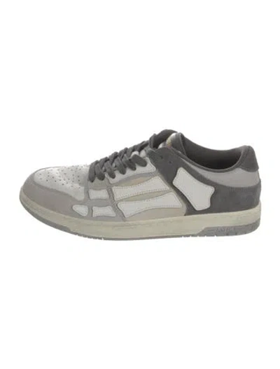 Pre-owned Amiri Leather Sneakers In White