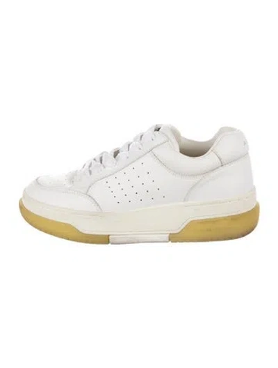 Pre-owned Amiri Leather Sneakers In White