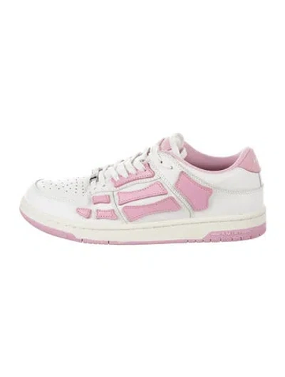 Pre-owned Amiri Leather Sneakers In White