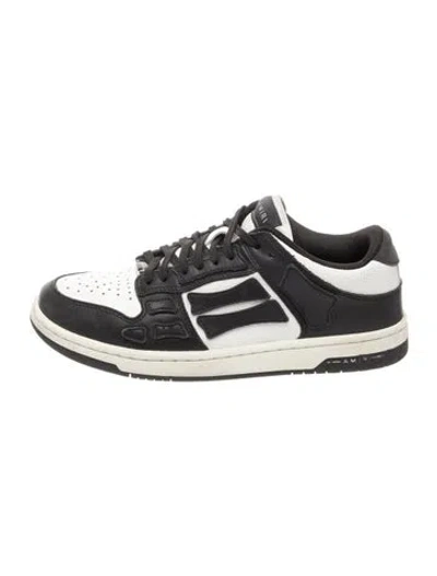 Pre-owned Amiri Leather Sneakers In White