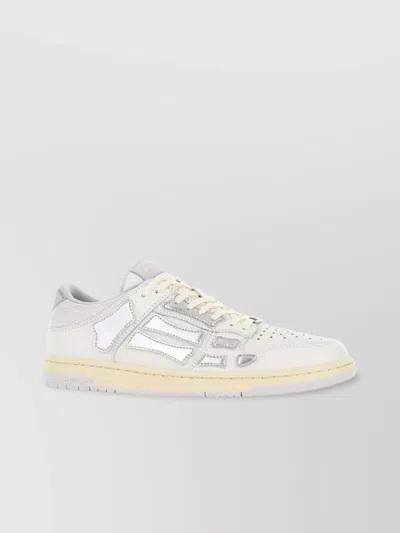 Amiri Leather Sneakers With Contrasting Side Inserts
