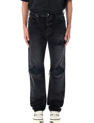 AMIRI AMIRI LEATHER STRAIGHT MX1 JEAN