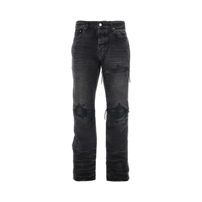AMIRI LEATHER STRAIGHT MX1 JEANS