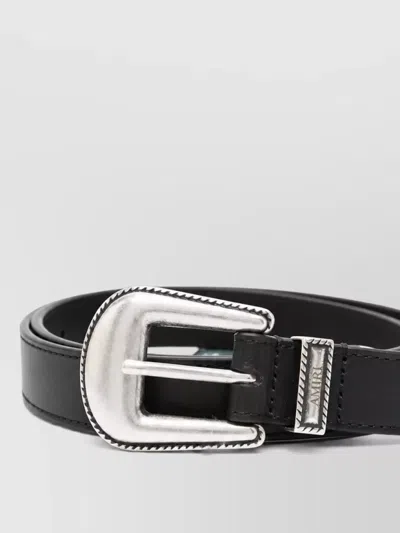 Amiri Leather Western Belt