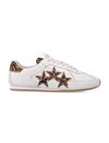 Amiri Leopard Pacific Flat Womans Sneakers In White
