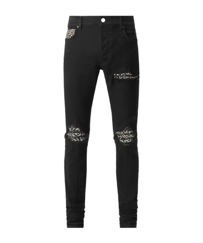 AMIRI LEOPARD PRINT MX1 JEANS