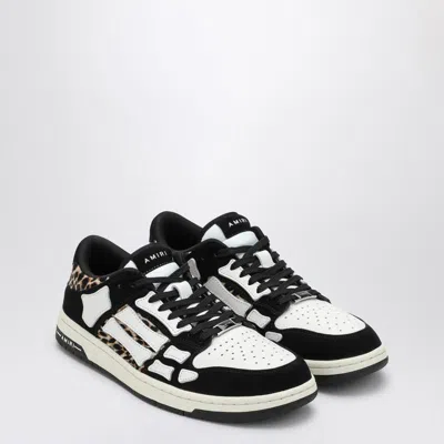 AMIRI AMIRI LEOPARD SKEL TOP LOW BLACK/WHITE SNEAKER
