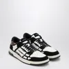 Amiri Checkered Skel Top Low Sneakers In Black