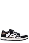 AMIRI AMIRI LEOPARD SKEL TOP LOW SNEAKERS