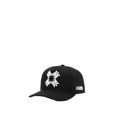 Amiri Letter Logo Hat In Black