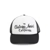 Amiri Black And White Cotton Baseball Cap In Purple
