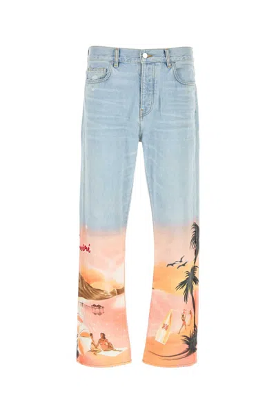Amiri Light-blue Denim Jeans
