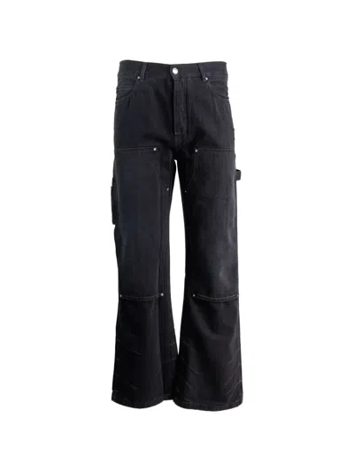 Amiri Lightweight Carpenter Jean For Men In Black
