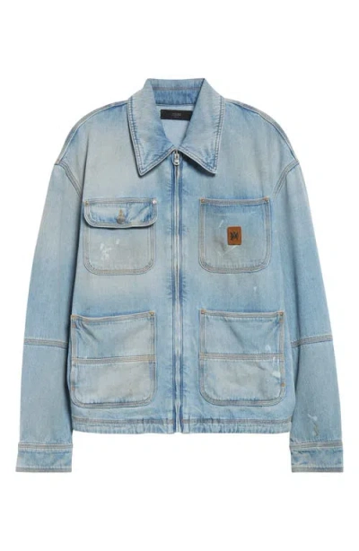 AMIRI AMIRI LIGHTWEIGHT DENIM WORK JACKET