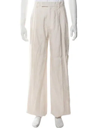 Pre-owned Amiri Linen Pants In Neutral