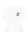 Amiri Lion Outline T-shirt In White