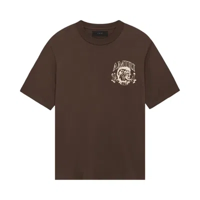 Pre-owned Amiri Lion Outline Tee 'dark Brown' | Men's Size Xxl