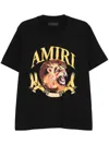 Amiri Mens Black Lion-print Relaxed-fit Cotton-jersey T-shirt In Black