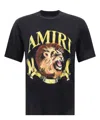Amiri Mens Black Lion-print Relaxed-fit Cotton-jersey T-shirt In Black