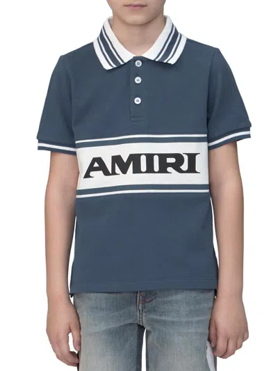 Amiri Little Boy's & Boy's  Sport Polo Shirt In Blue