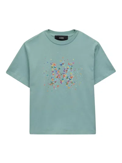 Amiri Little Kid's & Kid's Graphic Cotton T-shirt In Green