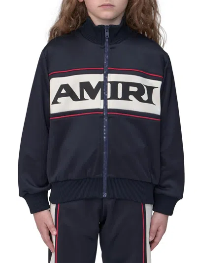 Amiri Little Kid's & Kid's Logo Sport Track Jacket In Blue