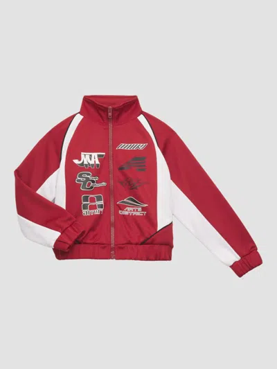 Amiri Little Kid's & Kid's Sporty Track Jacket In Red