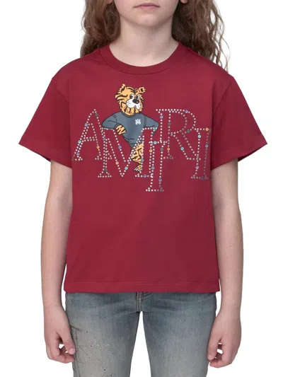 Amiri Little Kid's & Kid's Staggered Tiger T-shirt In Brown