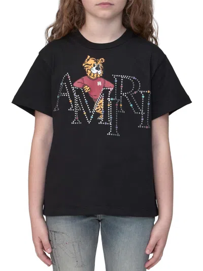 Amiri Little Kid's & Kid's Staggered Tiger T-shirt In Black