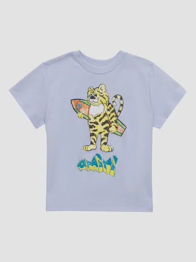 Amiri Little Kid's & Kid's Tiger Graphic T-shirt In Blue