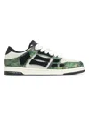 Amiri Low Top Camouflage Pattern Rubber Sole Sneakers In Multi