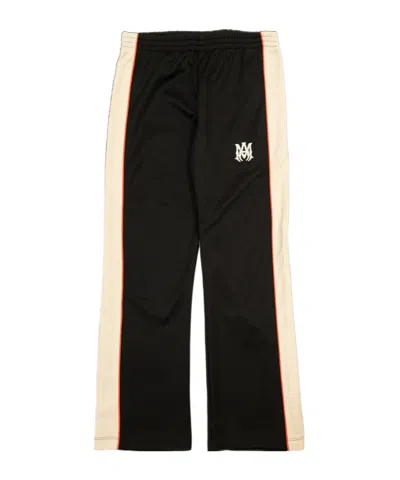 Amiri Logo-appliqué Straight Track Pants In Black
