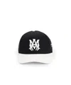 Amiri Ma Two-tone Canvas Hat In Black
