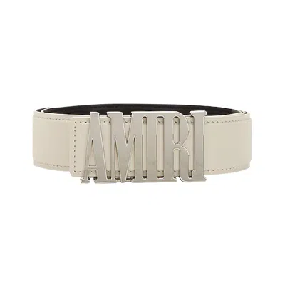 Pre-owned Amiri Logo Belt 'alabaster' | White | Men's Size 90