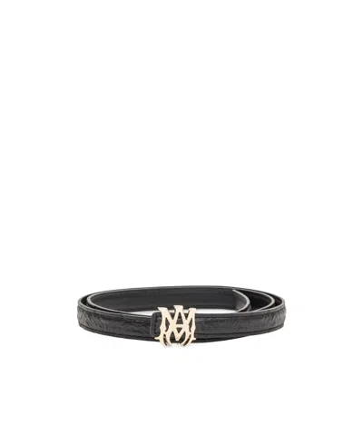 Amiri Logo Belt In Black