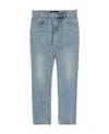 Amiri Logo Belt Ring Jeans In Gray