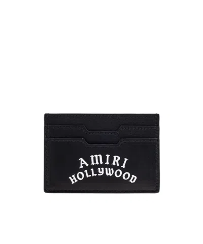 AMIRI LOGO-EMBELLISHED CARDHOLDER