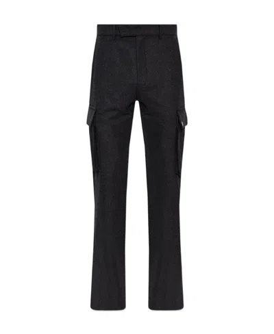 Amiri Logo Casual Pants In Black