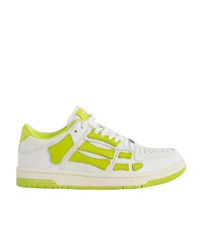 Amiri Logo Casual Sports Shoes In White