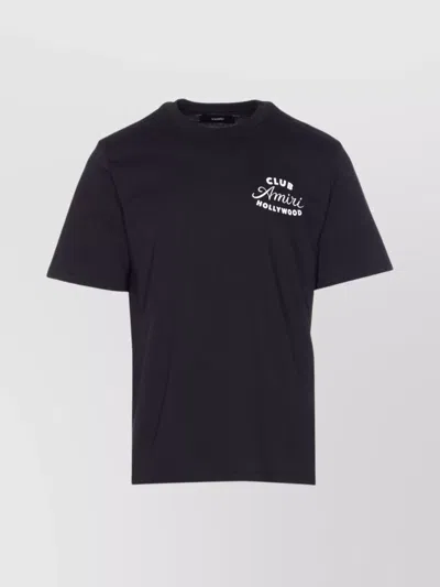 AMIRI LOGO CREWNECK T-SHIRT SHORT SLEEVES