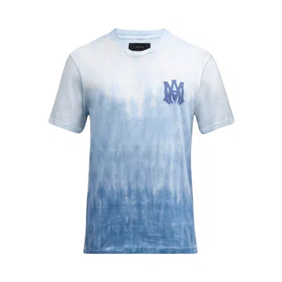 Pre-owned Amiri Logo Dip Dye Tee 'blue' | Men's Size S
