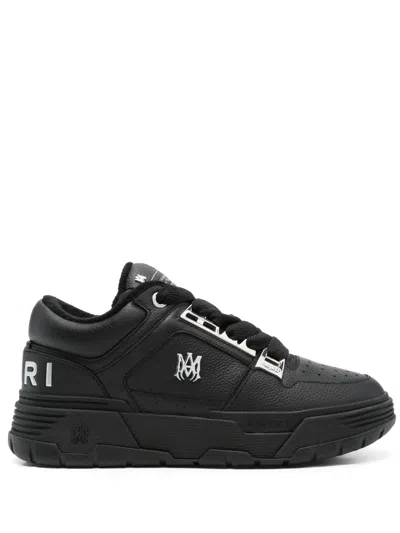 Amiri Logo-embellished Leather Sneakers