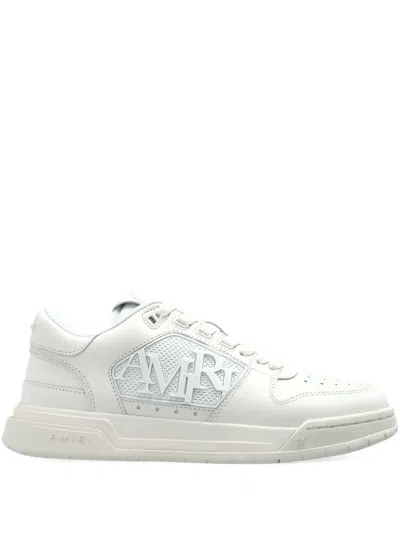 Amiri Logo-embellished Sneakers In White