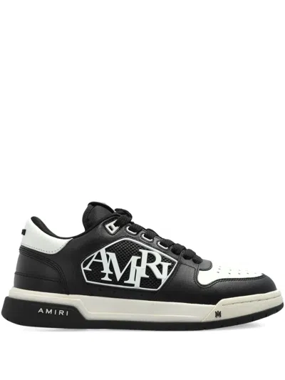 Amiri Logo-embossed Low-top Sneakers In White