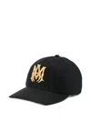 Amiri Logo-embroidered Baseball Cap In Black