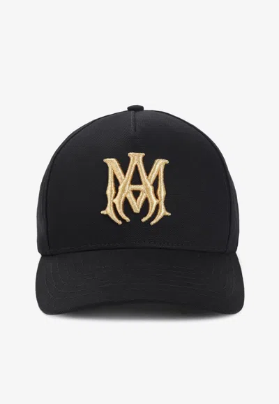 Amiri Logo-embroidered Baseball Cap In Black