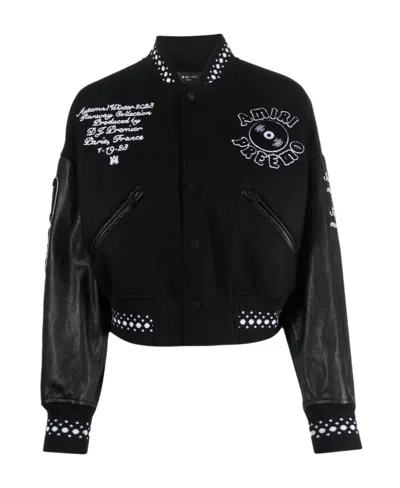 AMIRI AMIRI LOGO PATCH LONG SLEEVED JACKET