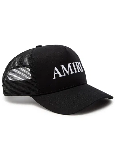 Amiri Logo-embroidered Canvas And Mesh Cap