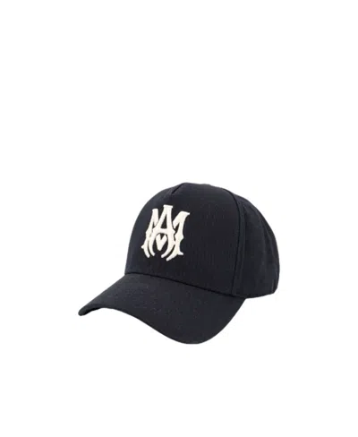 Amiri Logo-embroidered Cotton Cap In Brown